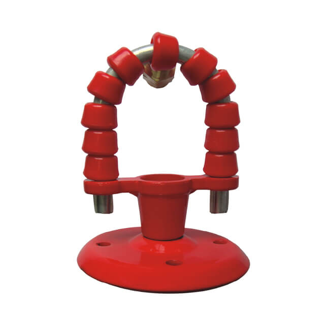 Hose guide for fire hose reel