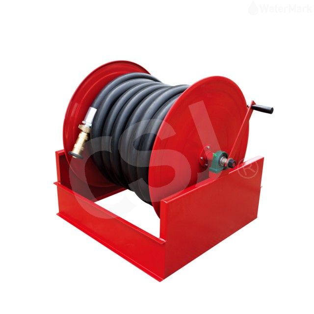 Cabinet With Continuous Flow Hose Reel