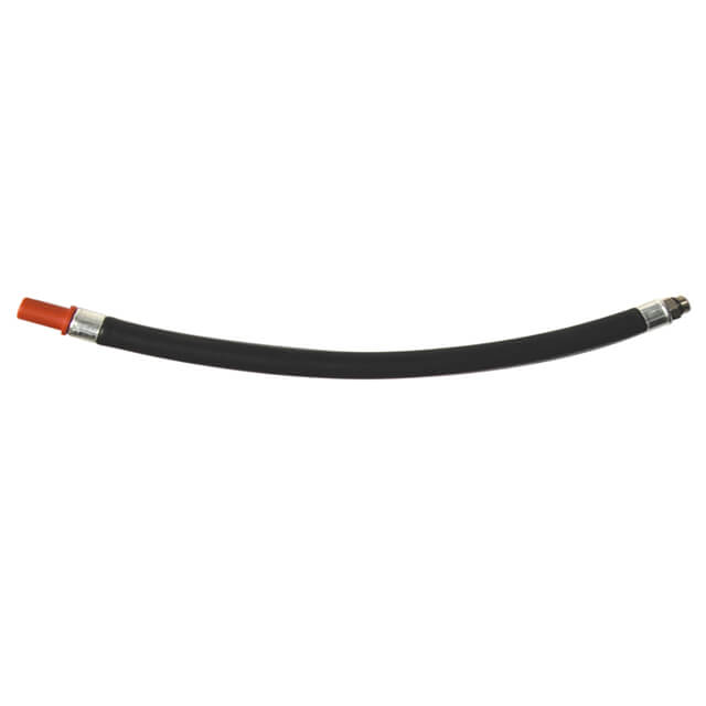 Dry powder foam rubber hose assembly