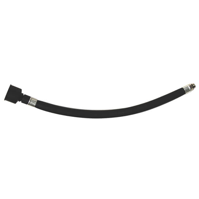 Dry powder foam rubber hose assembly