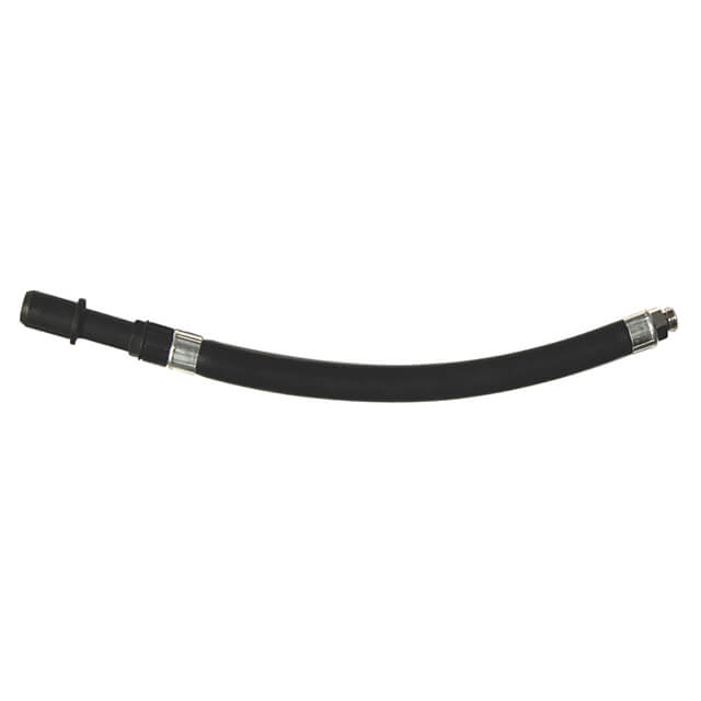 Dry powder foam rubber hose assembly